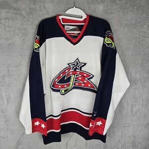 Vintage Columbus Blue Jackets NHL Hockey Jersey Pro Player Size Large